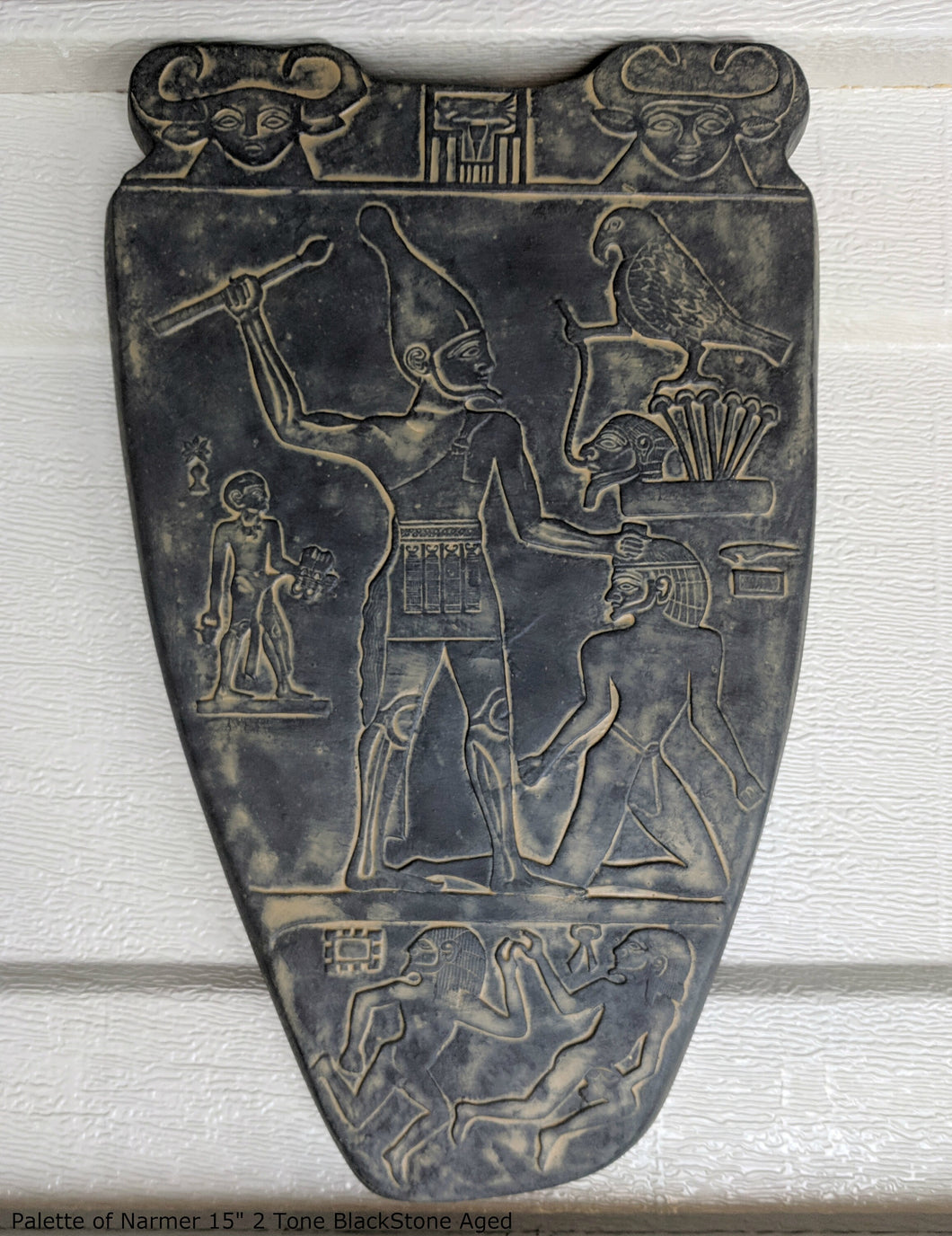 History Egyptian Palette of Narmer Sculptural wall relief www.Neo-Mfg.com 15