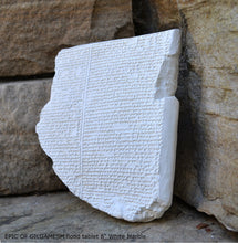 Load image into Gallery viewer, History EPIC OF GILGAMESH Pre-Biblical Deluge flood Story museum replica cuneiform tablet Sculpture 6&quot; www.Neo-Mfg.com home decor
