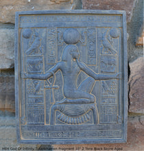 Load image into Gallery viewer, Egyptian HEH God Of Infinity Tutankhamen Fragment Plaque Wall Frieze 10&quot; tall www.NEO-MFG.com d10
