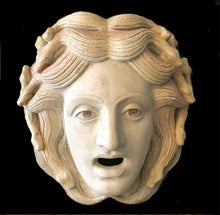 Load image into Gallery viewer, Medusa Mask Greece museum sculpture Artifact bust plaque www.Neo-Mfg.com 12&quot;
