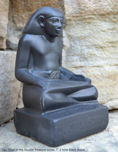 Load image into Gallery viewer, Egyptian Scribe Lay seated sitting statue Sculpture 7&quot; www.Neo-Mfg.com museum reproduction
