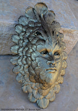 Load image into Gallery viewer, Nature GREENWOMAN HEATHER wall sculpture Garden statue 17&quot; Neo-Mfg
