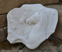 Load image into Gallery viewer, Roman Greek Rearing Horses Sculpture Statue plaque www.Neo-Mfg.com 12&quot; home decor
