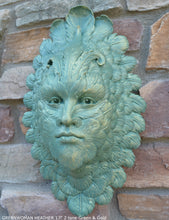 Load image into Gallery viewer, Nature GREENWOMAN HEATHER wall sculpture Garden statue 17&quot; Neo-Mfg
