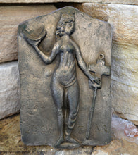 Load image into Gallery viewer, Babylonian Ishtar mythology goddess of love, eroticism, war, wall plaque relief statue sculpture 9&quot; www.Neo-Mfg.com Museum reproduction g4
