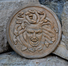 Load image into Gallery viewer, History Medusa design Artifact Carved Sculpture Statue cameo 4&quot; www.Neo-Mfg.com
