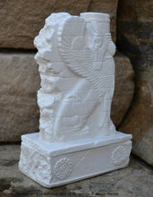 Load image into Gallery viewer, Historical Assyrian Shedu Persian winged bull Guardian of Persepolis relief sculpture ancient replica Sculpture www.Neo-Mfg.com 7&quot;
