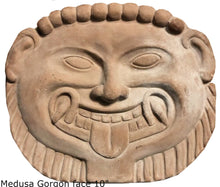 Load image into Gallery viewer, Roman Greek Medusa Gorgon face Sculptural wall relief plaque www.Neo-Mfg.com 10&quot; n10
