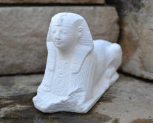 Load image into Gallery viewer, History Egyptian Amenhotep II Sphinx Sculpture Statue www.Neo-mfg.com 7.5&quot; Museum reproduction
