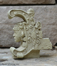 Load image into Gallery viewer, Aztec Mayan Queen of Uxmal Architectural element bust Sculpture 4&quot; www.Neo-Mfg.com home decor
