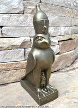 Load image into Gallery viewer, History Egyptian Horus Protecting King Nectanebo II www.Neo-Mfg.com 17&quot; Home decor Rare
