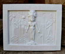 Load image into Gallery viewer, History Egyptian Metternich Stele Magic Stela Sculptural wall relief www.Neo-Mfg.com 8.25&quot; g11
