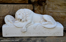 Load image into Gallery viewer, Lion of Lucerne Sculpture Statue 8&quot; long www.Neo-Mfg.com home decor
