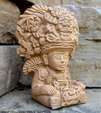 Load image into Gallery viewer, History Aztec Maya Mesoamerica God of Corn Zapotec Deity Vessel Sculpture Statue www.Neo-Mfg.com 8&quot;
