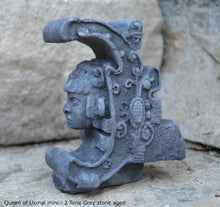 Load image into Gallery viewer, Aztec Mayan Queen of Uxmal Architectural element bust Sculpture 4&quot; www.Neo-Mfg.com home decor
