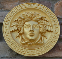 Load image into Gallery viewer, History Medusa Artifact Carved wall plaque Sculpture Statue 12&quot; www.Neo-Mfg.com high relief c6
