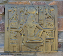 Load image into Gallery viewer, Egyptian HEH God Of Infinity Tutankhamen Fragment Plaque Wall Frieze 17&quot; www.NEO-MFG.com
