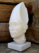 Load image into Gallery viewer, History Egyptian Amenemhet III Statue Sculpture Bust www.NEO-MFG.com 7&quot;
