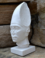 Load image into Gallery viewer, History Egyptian Amenemhet III Statue Sculpture Bust www.NEO-MFG.com 7&quot;
