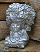 Load image into Gallery viewer, History Aztec Maya Mesoamerica God of Corn Zapotec Deity Vessel Sculpture Statue www.Neo-Mfg.com 8&quot;
