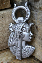 Load image into Gallery viewer, History Egyptian queen Cleopatra Stela Sculptural wall relief plaque www.Neo-Mfg.com 6&quot;
