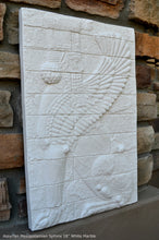 Load image into Gallery viewer, Assyrian Mesopotamian Winged sphinx palace of Darius the Great at Susa wall plaque art Sculpture 19&quot; www.Neo-Mfg.com Museum reproduction
