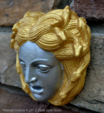 Load image into Gallery viewer, Medusa Greece Sculptural Wall relief www.Neo-Mfg.com 4.25&quot; home decor art
