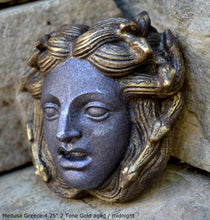 Load image into Gallery viewer, Medusa Greece Sculptural Wall relief www.Neo-Mfg.com 4.25&quot; home decor art
