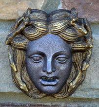 Load image into Gallery viewer, Medusa Greece Sculptural Wall relief www.Neo-Mfg.com 4.25&quot; home decor art
