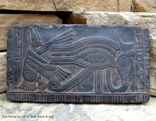 Load image into Gallery viewer, History Egyptian Eye Horus Ra Plaque Artifact Sculpture 14&quot; www.Neo-Mfg.com home decor
