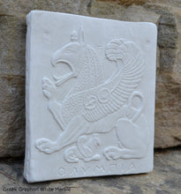 Load image into Gallery viewer, Roman Greek gryphon Sculpture wall plaque www.Neo-Mfg.com 5&quot; home decor
