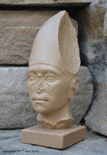 Load image into Gallery viewer, History Egyptian Amenemhet III Statue Sculpture Bust www.NEO-MFG.com 7&quot;
