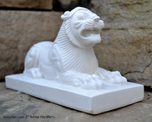 Load image into Gallery viewer, Assyrian Lion De Susa Suse Sculpture statue 7&quot; www.Neo-Mfg.com Museum reproduction
