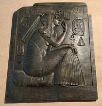 Load image into Gallery viewer, Egyptian Ramesses Ramses II child stele wall plaque Sculpture museum reproduction art 11&quot; www.Neo-Mfg.com home decor
