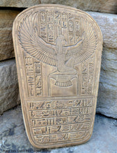 Load image into Gallery viewer, History Egyptian Maat Isis Stela Plaque Coffin Artifact Sculpture 11&quot; www.Neo-Mfg.com home decor g19 j32
