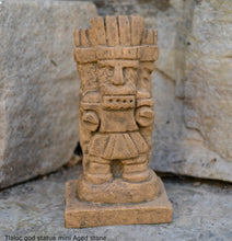 Load image into Gallery viewer, Aztec Mayan Tlaloc Rain God Artifact Carved Sculpture Statue mini www.Neo-Mfg.com Tlāloc
