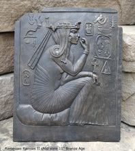 Load image into Gallery viewer, Egyptian Ramesses Ramses II child stele wall plaque Sculpture museum reproduction art 11&quot; www.Neo-Mfg.com home decor
