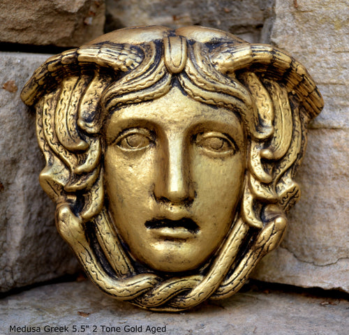 Medusa Greek Sculptural Wall relief www.Neo-Mfg.com 5.5