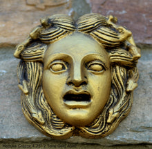 Load image into Gallery viewer, Medusa Greece Sculptural Wall relief www.Neo-Mfg.com 4.25&quot; home decor art
