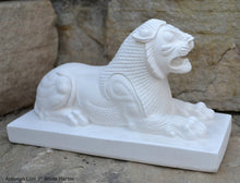 Load image into Gallery viewer, Assyrian Lion De Susa Suse Sculpture statue 7&quot; www.Neo-Mfg.com Museum reproduction
