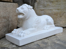 Load image into Gallery viewer, Assyrian Lion De Susa Suse Sculpture statue 7&quot; www.Neo-Mfg.com Museum reproduction
