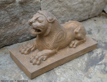 Load image into Gallery viewer, Assyrian Lion De Susa Suse Sculpture statue 7&quot; www.Neo-Mfg.com Museum reproduction
