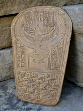 Load image into Gallery viewer, History Egyptian Maat Isis Stela Plaque Coffin Artifact Sculpture 11&quot; www.Neo-Mfg.com home decor g19 j32
