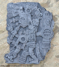 Load image into Gallery viewer, History Aztec Maya Artifact Carved Tezcatlipoca Sculpture Statue 11&quot; Tall www.Neo-Mfg.com Wall art Codex m8
