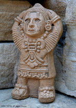 Load image into Gallery viewer, History Aztec Maya Mesoamerica Zapotec Xipe Totec Deity Sculpture Statue wall plaque www.Neo-Mfg.com 8&quot; museum replica k36
