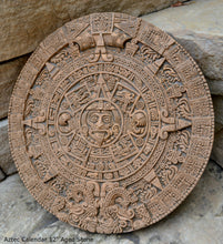 Load image into Gallery viewer, History MAYAN AZTEC CALENDAR Sculptural wall relief plaque 12&quot; www.Neo-Mfg.com c5
