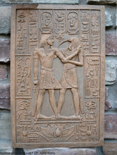 Load image into Gallery viewer, History Egyptian Thoth Thot Protecting Seti I Tomb Artifact Sculpture Statue 17&quot; www.Neo-Mfg.com Museum reproduction
