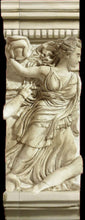 Load image into Gallery viewer, Roman Greek Fate Clotho from Pergamon Frieze Fragment Sculptural wall relief plaque www.Neo-Mfg.com 10&quot; home decor b26
