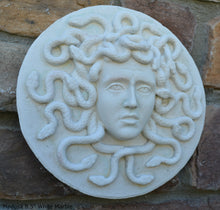 Load image into Gallery viewer, Roman Greek Medusa Sculptural wall relief plaque www.Neo-Mfg.com 8.5&quot; Museum reproduction n11
