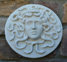 Load image into Gallery viewer, Roman Greek Medusa Sculptural wall relief plaque www.Neo-Mfg.com 8.5&quot; Museum reproduction n11
